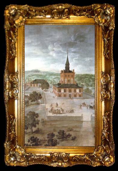 framed  Diego Velazquez La Torre de La Parada (df01), ta009-2